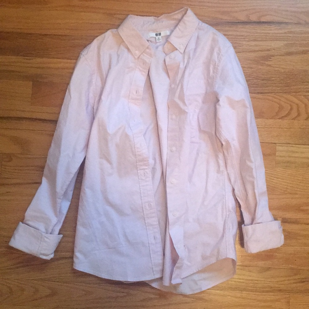 Pink Uniqlo Button Down Shirt